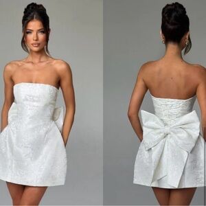 Babyboo Elenora Ivory mini dress